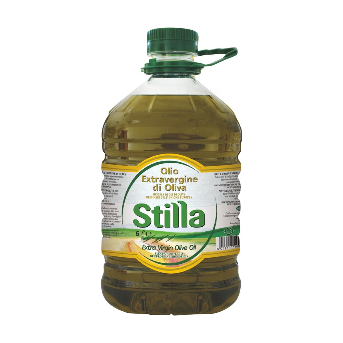 Stilla エクストラバージンオリーブオイル 5L PET(取っ手付き)