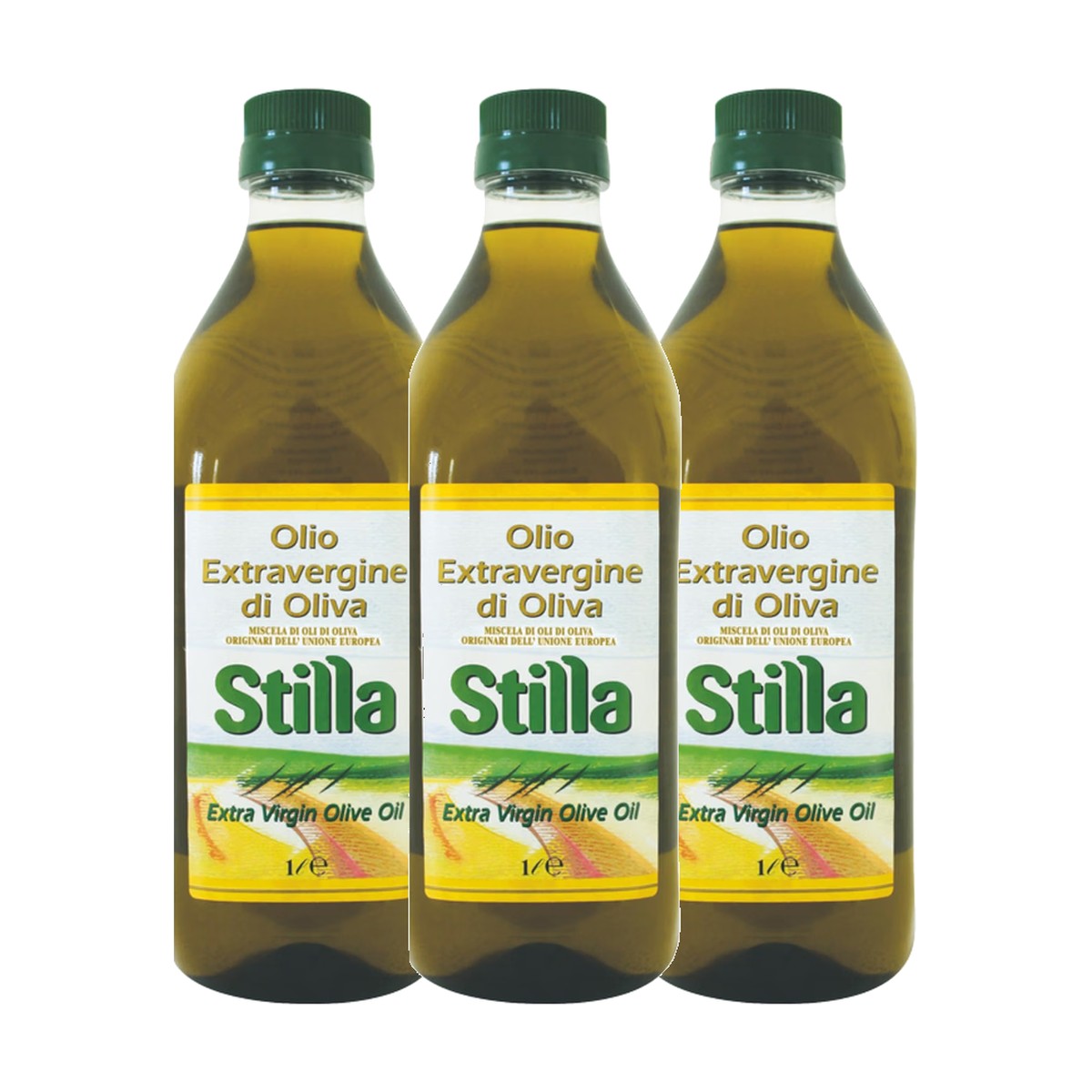 Stilla エクストラバージンオリーブオイル 1L PET×3本