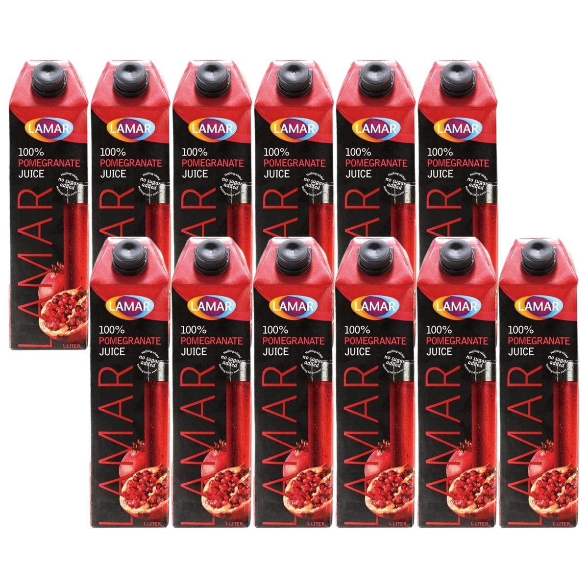 LAMAR ザクロジュース 果汁100% 1L 紙パック12本
